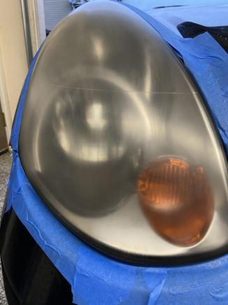 wipe after third round sanding