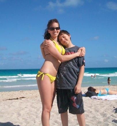 Miami Beach with my son