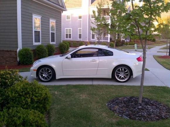 In the driveway the day I got her.