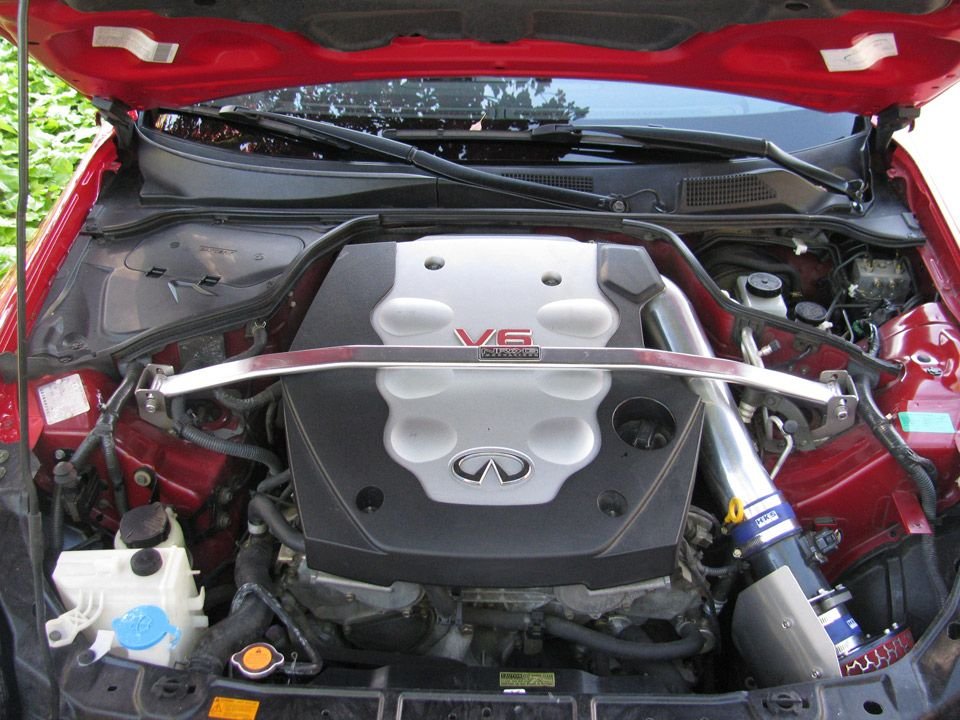 FS NorCal NRG Polished Front Strut Tower Bar Brace Infiniti G35