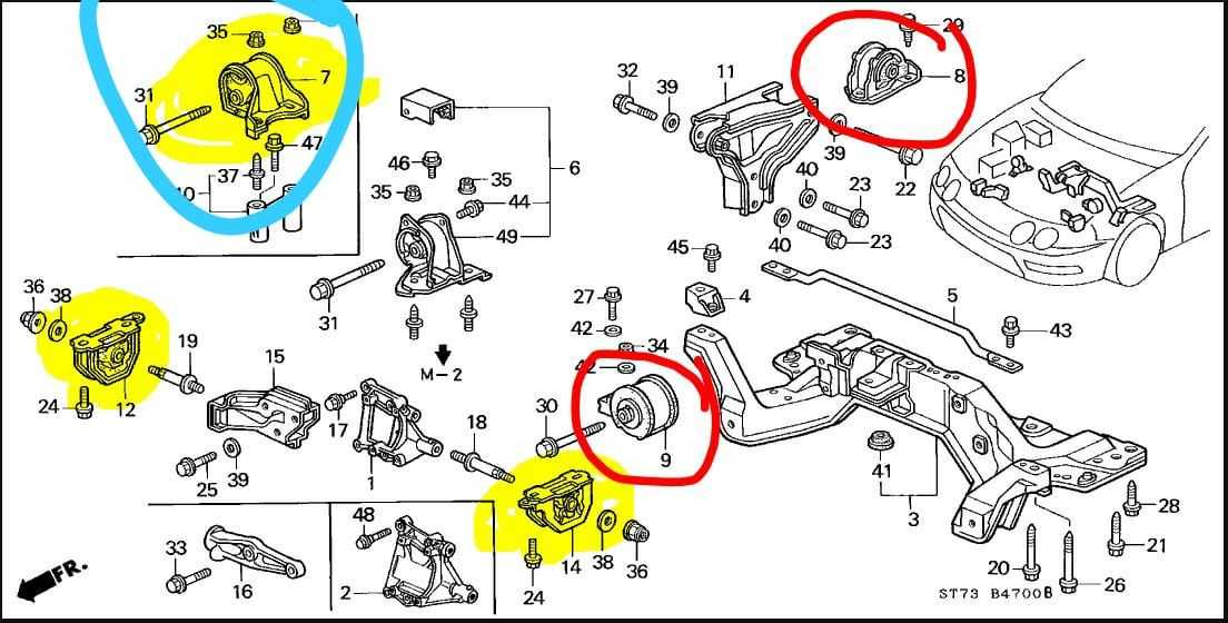 1997 Integra auto transmission mount mystery HondaTech Honda Forum