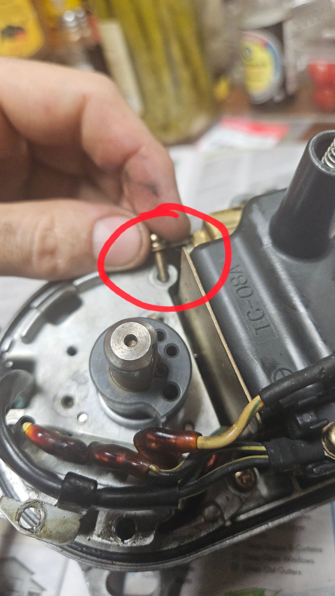 it's one of these screws