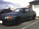 Teal 95 Civic Coupe