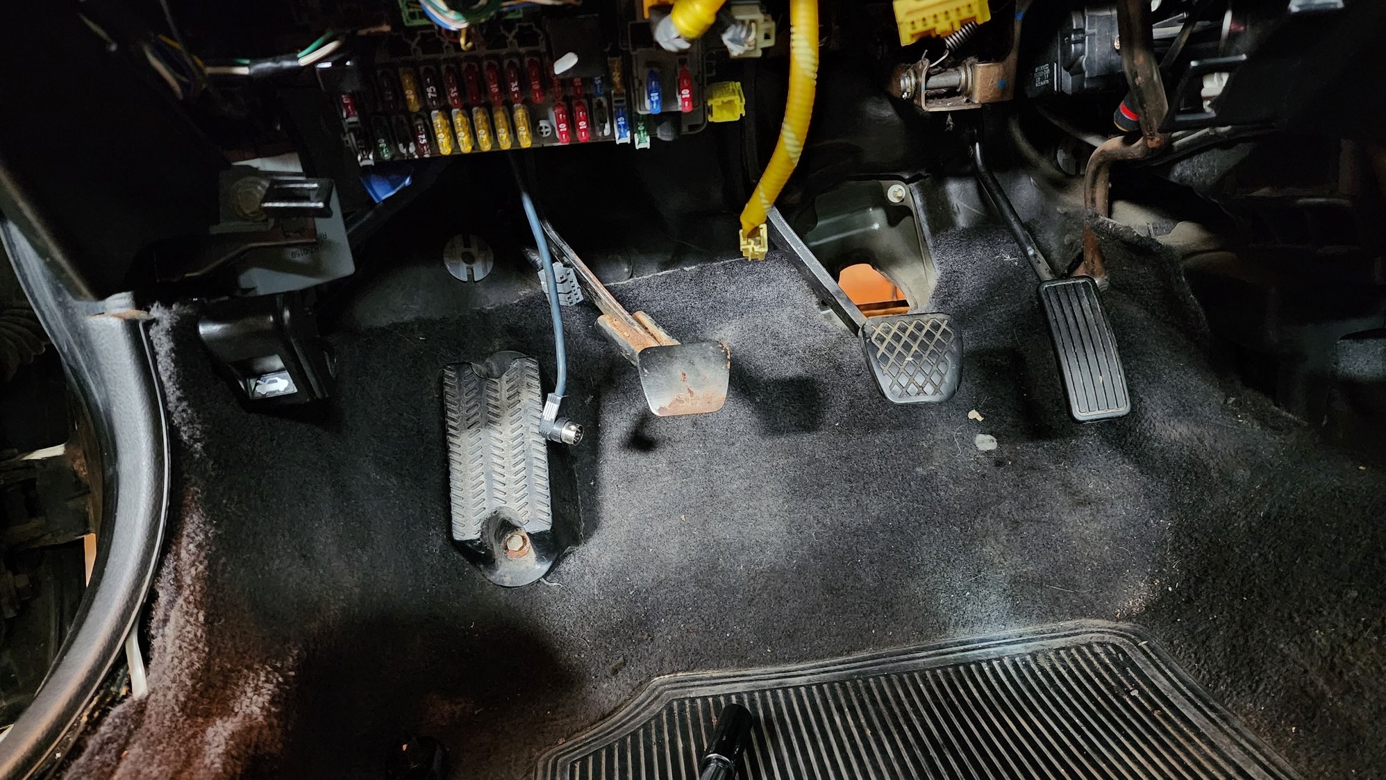 Pedals reinstalled with clutch added! 