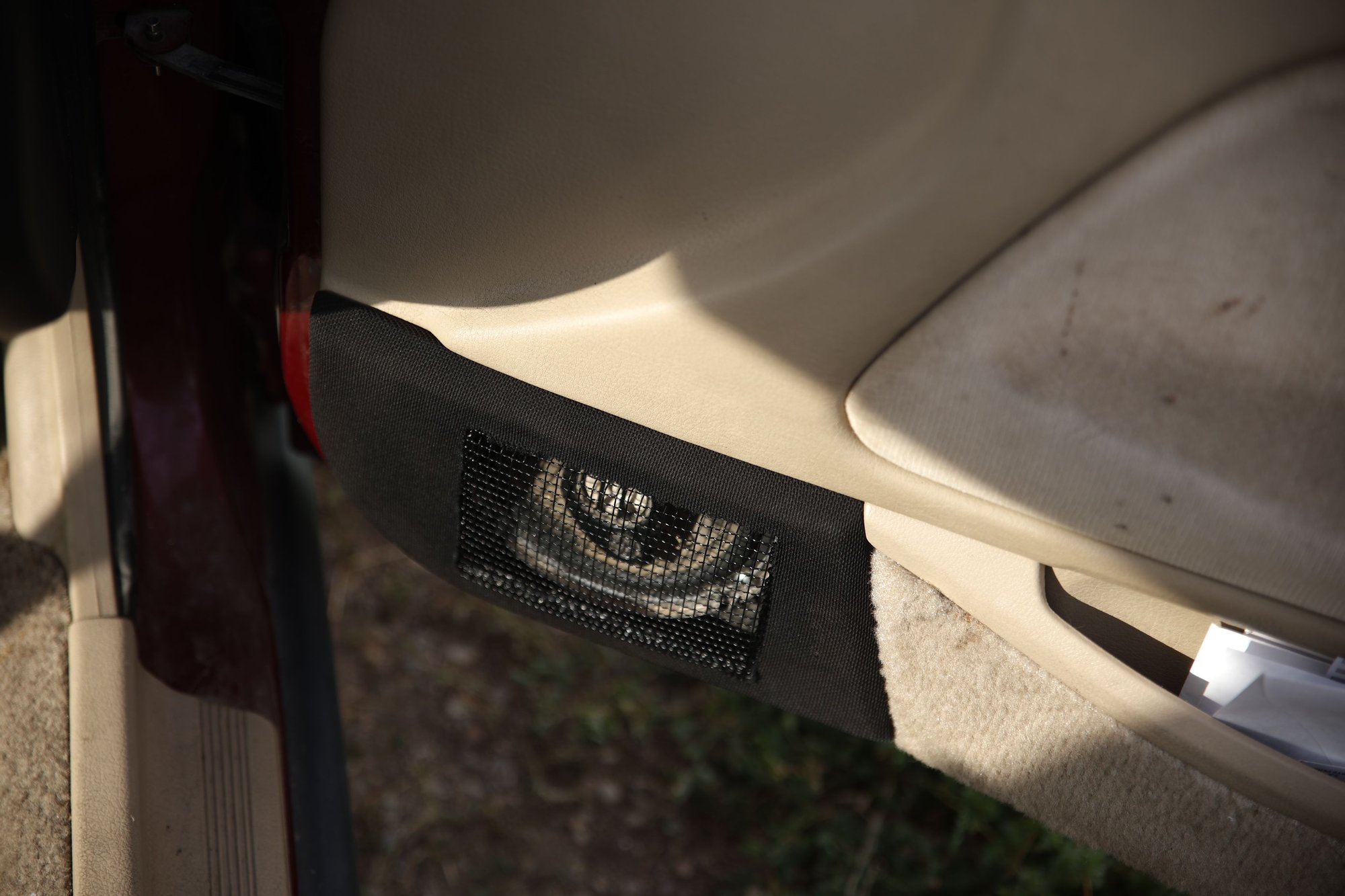 Door open look.