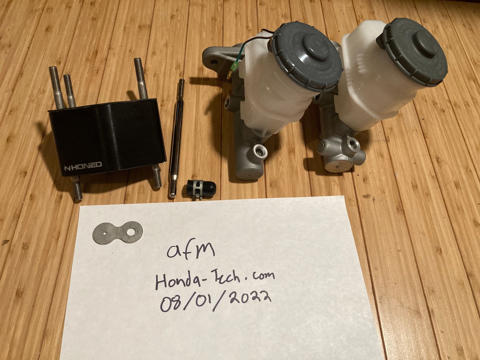 Honed EG/DC brake booster delete kit with MCs HondaTech Honda