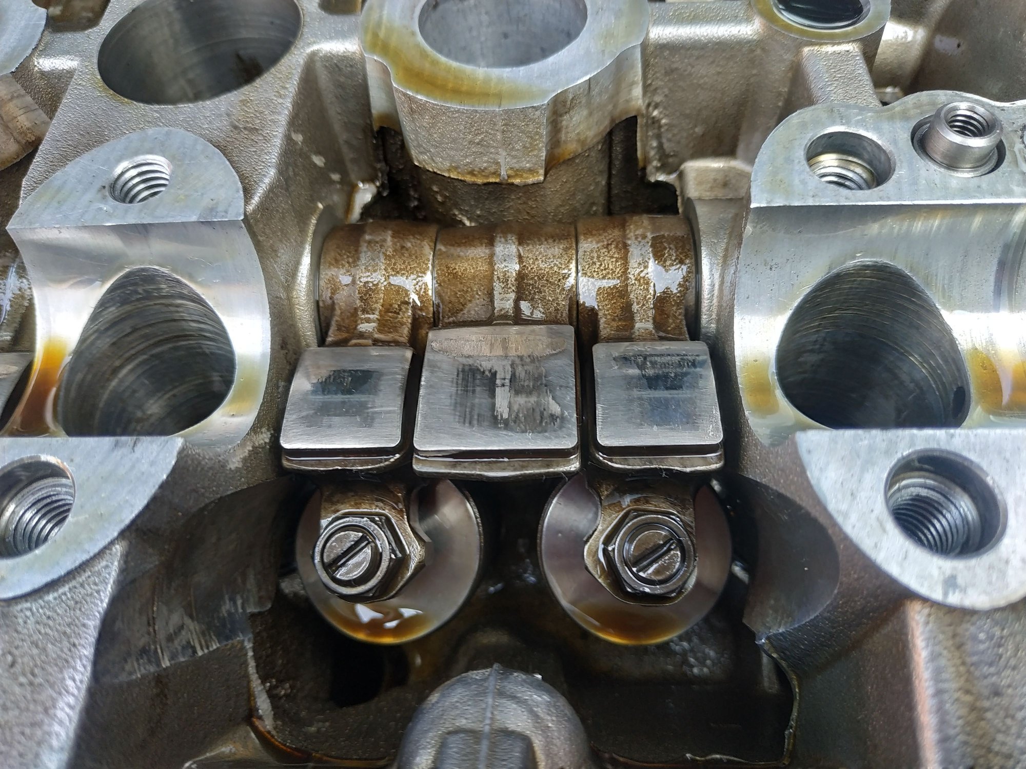 Troubleshooting B20 vtec cams show rocker pad wear HondaTech