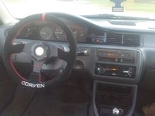 That steering wheel is being given to a friend so i can install my new Vertex 7 star wheel when it decides to show up ;)
