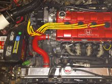 New poly engine mount bushings, new gates racing water pump, all aluminum radiator, home made forced air intake (yeah its pvc lol).  Tuned ecu, replaced the head gasket before my second accident so no worries there!