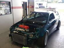 God was she looking great. Now that I think about it, I should have kept that Wrinkle Red Type R valve cover..