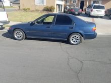 Need a good polishing but otherwise a nice set of street rims.