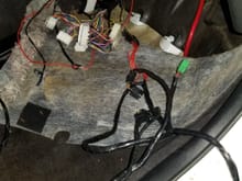 Injector wires still wired to the obd0 resistor box??  