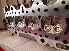 Installed all the valves and springs, sent it to the machine shop and they checked everything and said it was fine, just cleaned and decked it, made sure and ask the ra and they said their machine did 30 ra or better so shouldnt have any sealing issues. 

