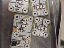 Here you can see I designed some small circuit boards for the ambient foot well lighting.  I design and build all of my own custom circuitry by hand.  The main board (the biggest one) feeds power to the other ones, and it gets its supply from the parking light output.  