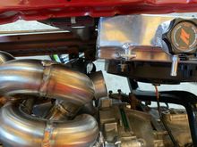My only solution I can think of is to cut off stock radiator mounts, a drop the radiator down and slide it as far as I can to the passenger side, I bought asr relocation mounts but I don’t even know if that would be enough, seems like I’ll still have to angle the radiator, so maybe make like a skid plate out of 1/8 stainless and mount to it???? People have had to have bought this manifold and ran into this issue