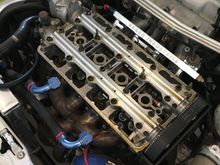 Got half way done with the valve adjustment.  Some were too tight, and some too loose on the intake side.  Going to finish up the exhaust cam later. 