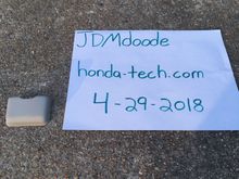 CRX rear view mirror cover. Was told these break a lot so I bought one when I saw it at the salvage yard.
$10 obo