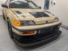 Getting ready for her first road race track.