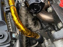 Slowly getting everything heat wrapped! 