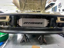 Started doing some radiator ducting as heat is becoming an issue after a couple laps