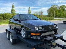 Quick picture before heading out for the exhaust fab work... happy with how she’s turning out! 