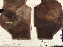 88-91 civic wagon floor mats (brown) $60 OBO