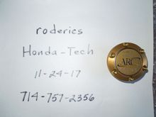 Gold ARC oil cap with anodized gold bolts.
$830 shipped