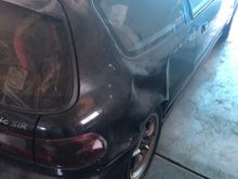 Quarter panel needs replacing I don’t think it can be repaired