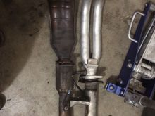 Side by side with the DC Downpipe from the F22b2 and the little adapter that was before my cat.The Length wont be a problem