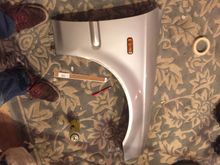 Cut the fenders out for OEM side markers..scary. Placement isnt right. F it.