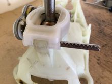 Removal of a couple of pins.