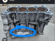 This is from the front of the engine