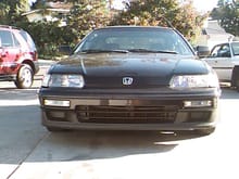 My Old CRX Front when Black