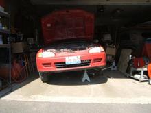 View from outside my garage