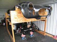 Body Off Frame - Steering Gear Installed