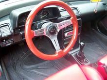 WOODGRAIN STEERING WHEEL
