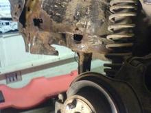 More rust found on the rear wheelwells