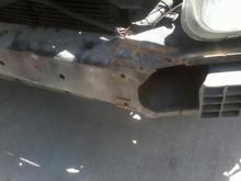 Dent causing fog light to go out