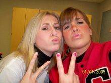 Lauren and her friend