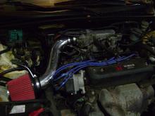 cold air intake, painted the valve cover