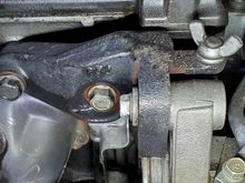 95 LS pump and bracket on JDM b20b in 95 ls