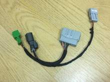 Ignore the small light grey plug. 

The dark grey plug goes to and from the starter relay

The green plug goes to the clutch switches.

And the large light grey connector hooks up to the connector under the center console.