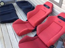 my seats were laying out in the sun to dry after a good cleaning.took them almost 3 days to dry