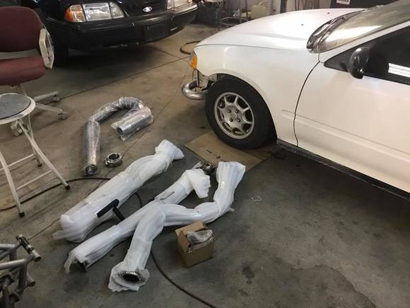 Fabbing up full exhaust/downpipe