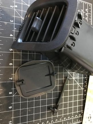 Foam on the vent doors 