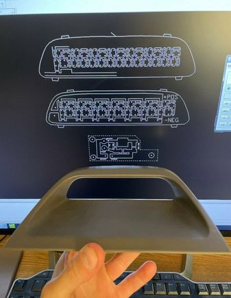 I had previously designed this board for my Evo, and then modified it a little to make another one for my CRV, so why not modify it yet again and re-use some of the CAD for the Civic?