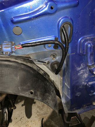 You ever seen a headlight wire harness tuck so cleeeaan? 