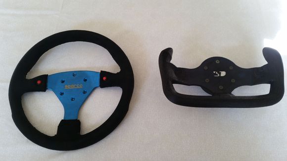 Sparco vs 3d printed Steering