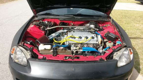 Rattle can engine detailing