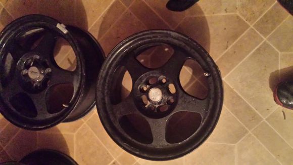 Bought some slipstreams for the hatch until I can figure out what wheels I really want.then they'll go on the sedan